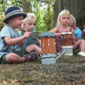 De cilindertroms worden geïntegreerd in diverse workshops voor jong en oud.